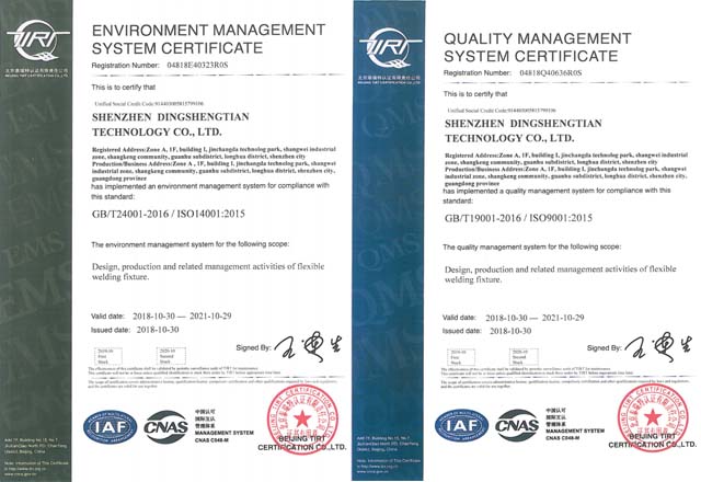 ISO 9001 & ISO14001
